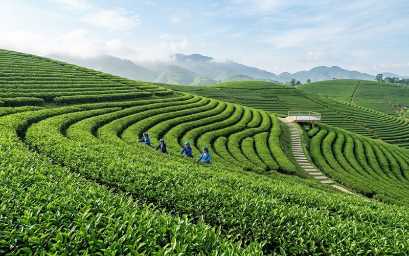 Jasmine tea Vietnam international export supply chain