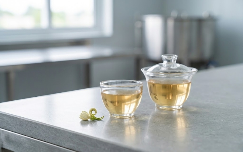 Jasmine tea Vietnam as a beverage base tea