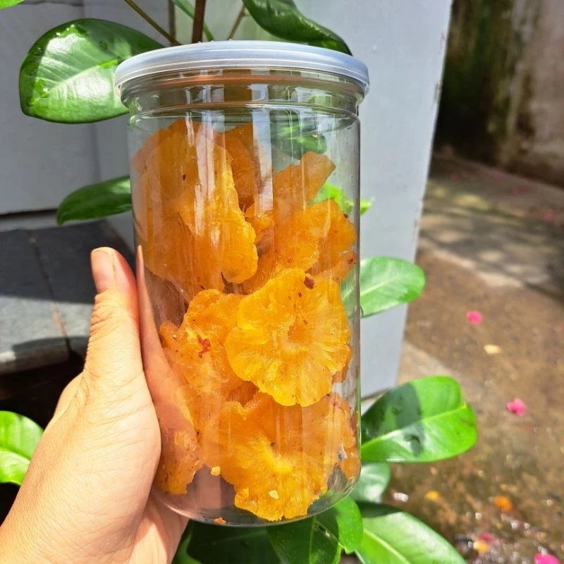 CHILI-SALT DRIED PINEAPPLE – VIETNAM | SWEET, SOUR, SALTY & SPICY FRUIT SNACK