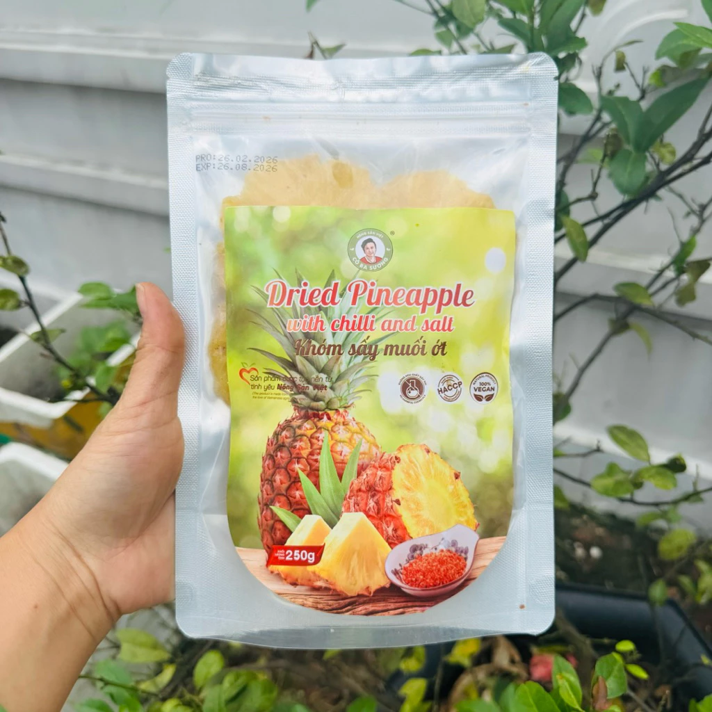 CHILI-SALT DRIED PINEAPPLE – VIETNAM | SWEET, SOUR, SALTY & SPICY FRUIT SNACK 2