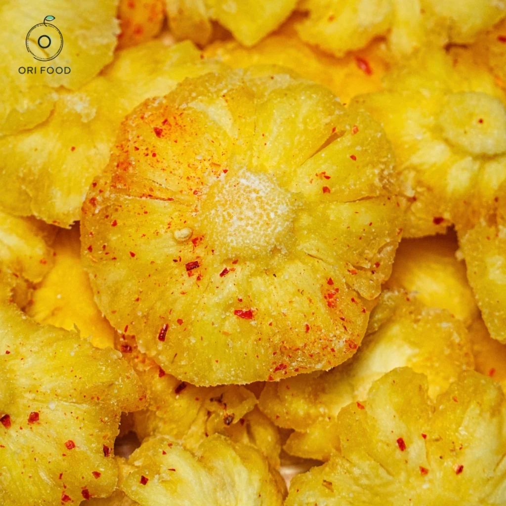 SOFT-DRIED CHILI-SALT PINEAPPLE 100G – VIETNAM | BALANCED SPICY & SAVORY FRUIT SNACK 3