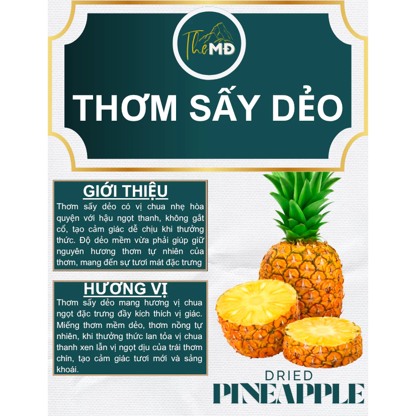 NATURAL SOFT-DRIED PINEAPPLE – VIETNAM | SWEET-TANGY TROPICAL FRUIT SNACK 2
