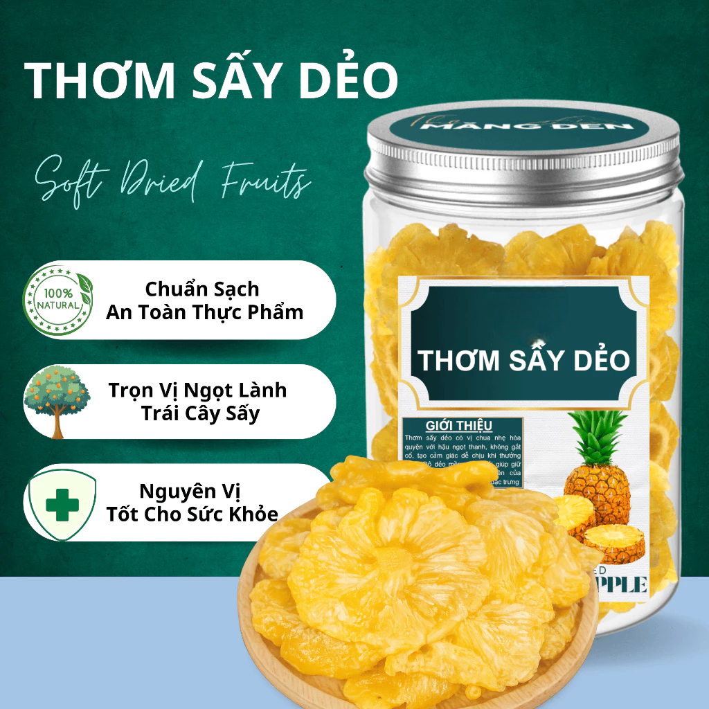 NATURAL SOFT-DRIED PINEAPPLE – VIETNAM | SWEET-TANGY TROPICAL FRUIT SNACK 4