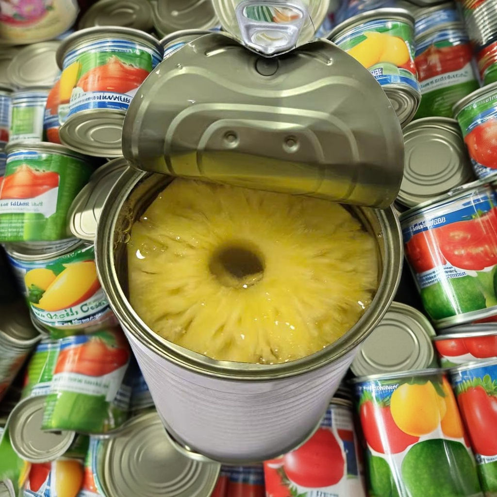 CANNED PINEAPPLE 7113/8113 IN SYRUP – VIETNAM | SWEET TROPICAL FRUIT BLEND FOR EXPORT