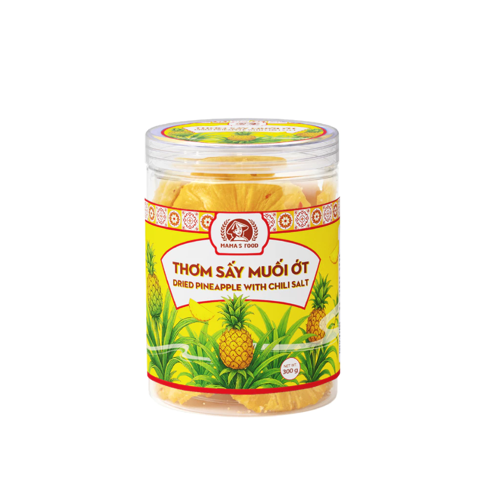 CHILI-SALT DRIED PINEAPPLE – VIETNAM | MILDLY SPICY & SWEET-TANGY FRUIT SNACK 3