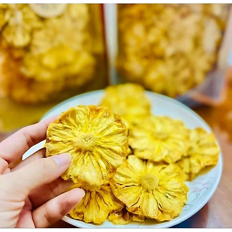 SUGAR-FREE SOFT-DRIED PINEAPPLE – VIETNAM | NATURAL SWEET-TANGY FRUIT FOR TEA, BAKERY & DECORATION 2