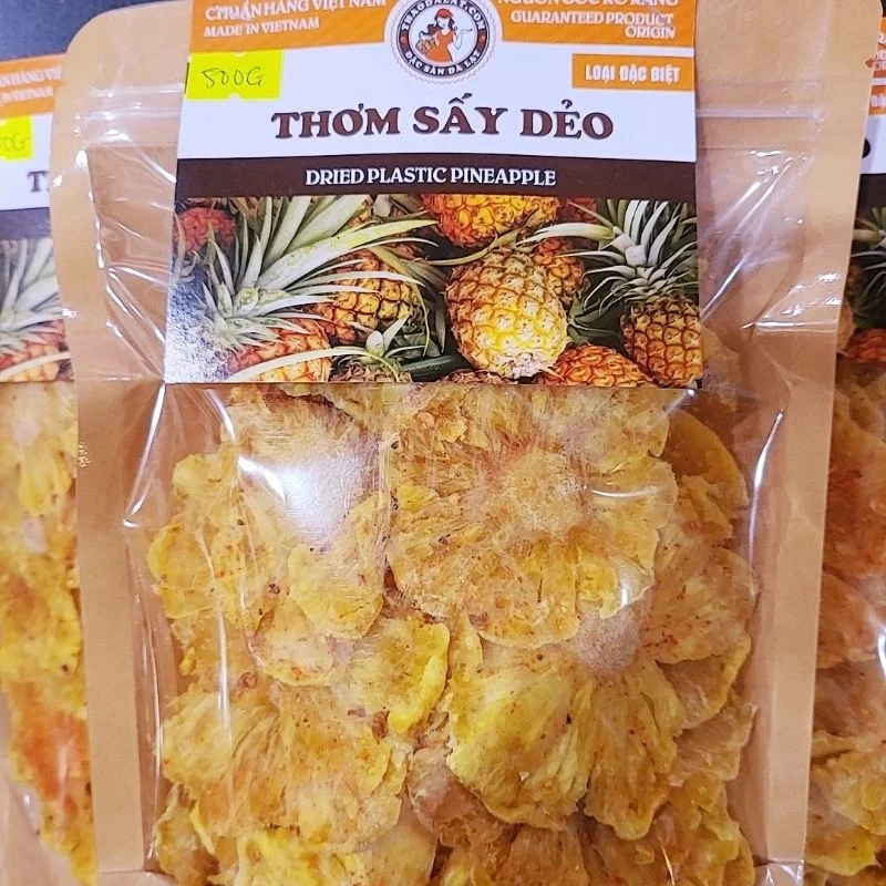 SOFT-DRIED CHILI-SALT HONEY PINEAPPLE – VIETNAM | NO ARTIFICIAL COLORING OR PRESERVATIVES