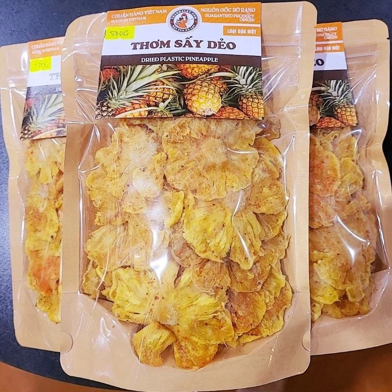 SOFT-DRIED CHILI-SALT HONEY PINEAPPLE – VIETNAM | NO ARTIFICIAL COLORING OR PRESERVATIVES 4