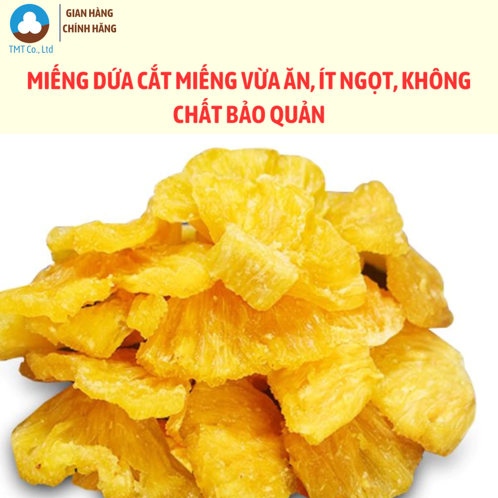 SOFT-DRIED PINEAPPLE FNV 100G – VIETNAM | LOW-SWEETNESS & PRESERVATIVE-FREE 2