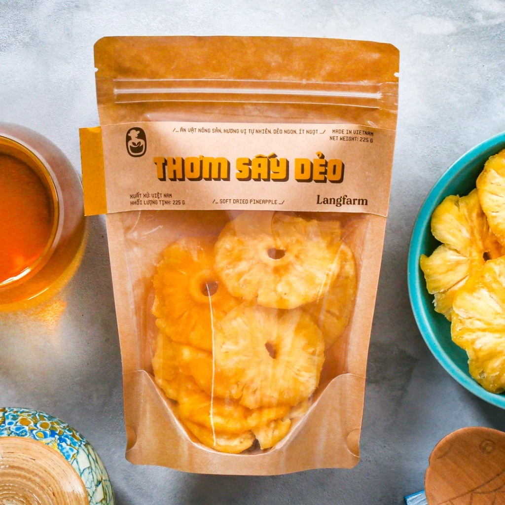 SOFT-DRIED PINEAPPLE SPECIALTY SNACK – VIETNAM | NATURAL-TASTING & MILDLY SWEET TROPICAL FRUIT