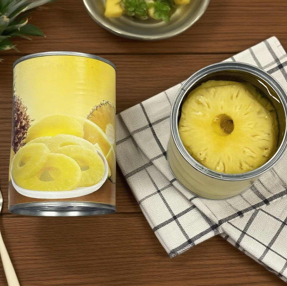 SEASONAL CANNED PINEAPPLE SLICES & RINGS IN SYRUP – VIETNAM | WHOLESALE TROPICAL FRUIT