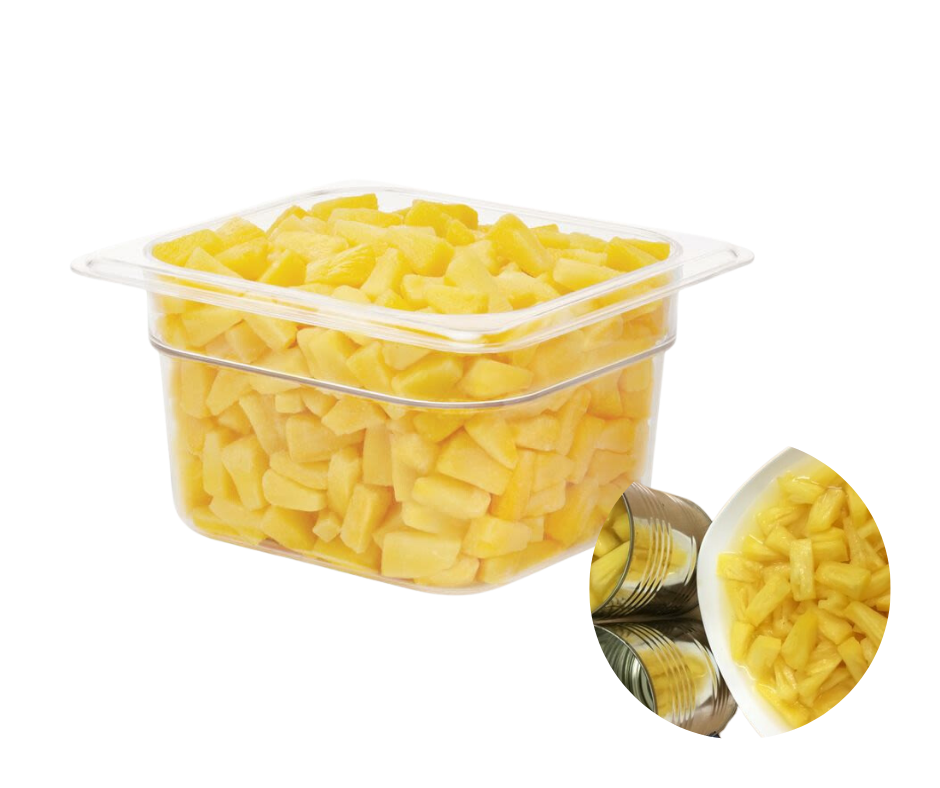 PREMIUM CANNED PINEAPPLE PIECES 580ML – VIETNAM | SWEET PINEAPPLE IN SYRUP FOR WHOLESALE & EXPORT
