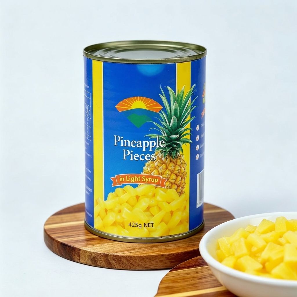 CANNED PINEAPPLE LARGE PIECES IN LIGHT SYRUP – VIETNAM | DIRECT FACTORY OEM/ODM SUPPLY 3