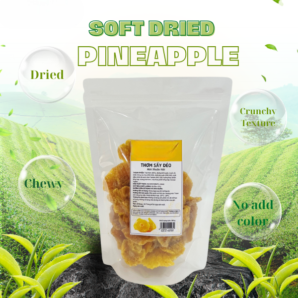 SOFT-DRIED PINEAPPLE – VIETNAM | NATURAL-TASTING, CHEWY FRUIT FOR WHOLESALE