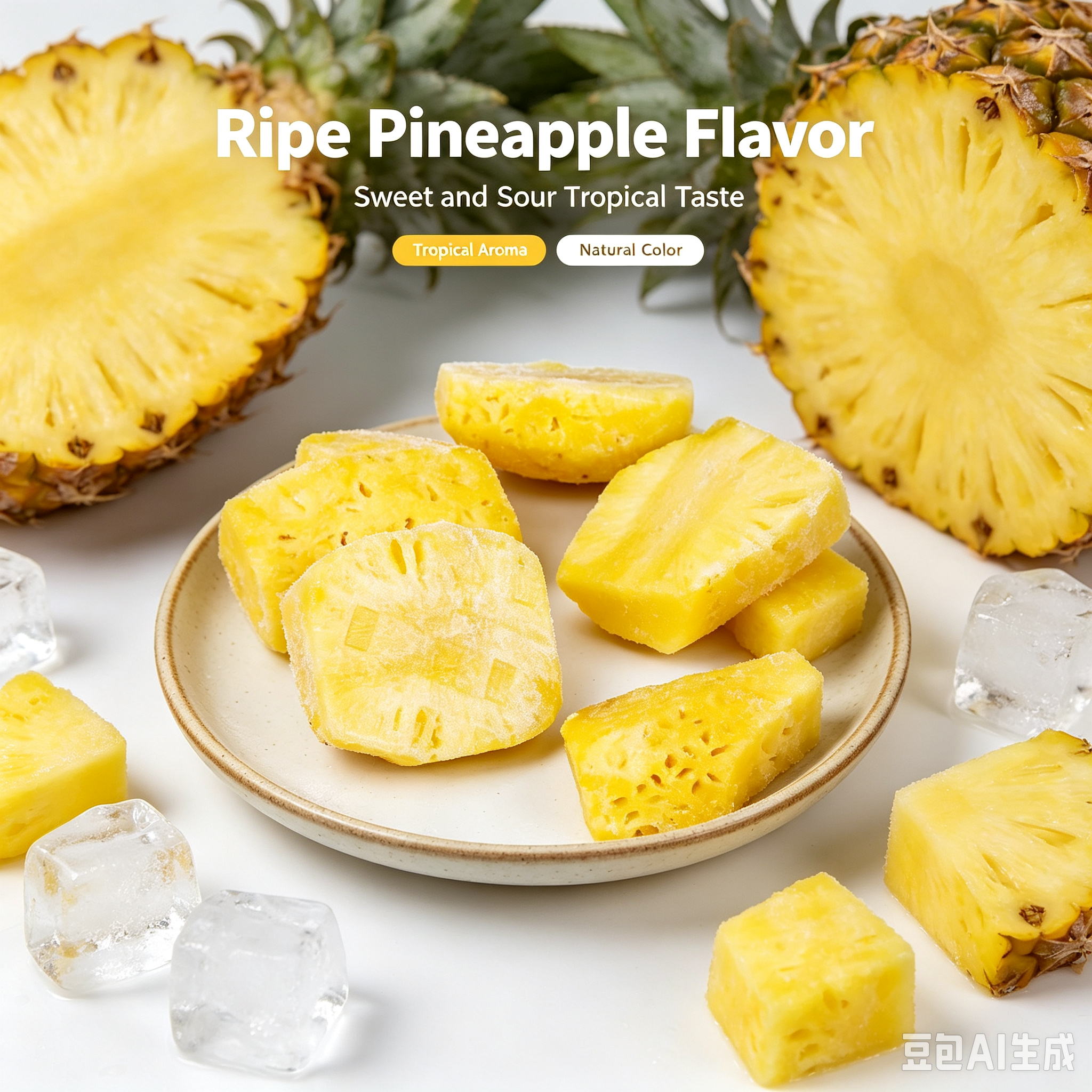 PREMIUM IQF FROZEN PINEAPPLE – VIETNAM | GRADE A FOR BUBBLE TEA & COMMERCIAL USE