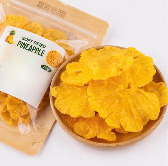VIETNAMESE SOFT-DRIED PINEAPPLE – TROPICAL FRUIT SNACK | DIRECT FACTORY, WHOLESALE & OEM