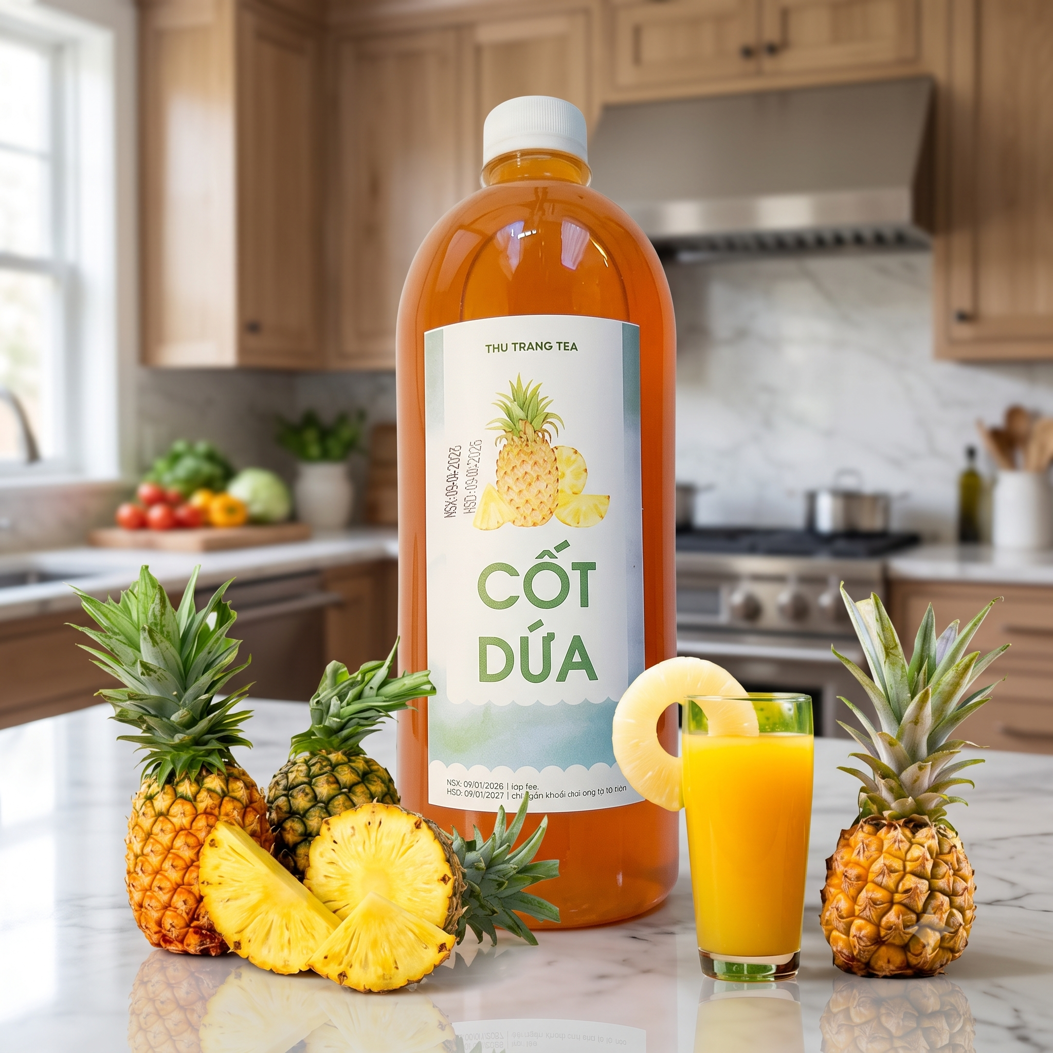 VIETNAMESE PINEAPPLE CONCENTRATE – CLEAN LABEL | READY-TO-USE BEVERAGE INGREDIENT FOR GLOBAL DISTRIBUTORS