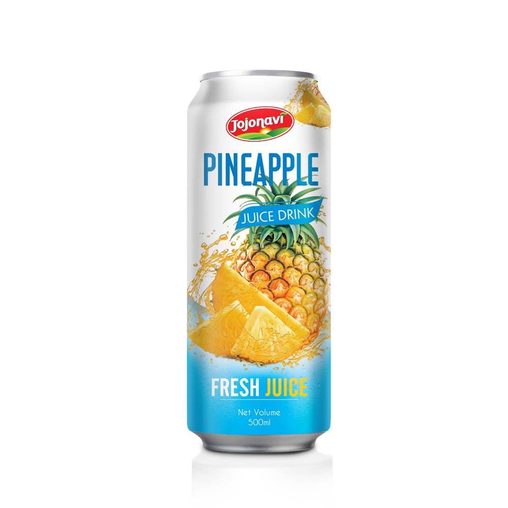 PREMIUM 500ML PURE PINEAPPLE JUICE – VIETNAM | OEM BOTTLED FRUIT DRINK