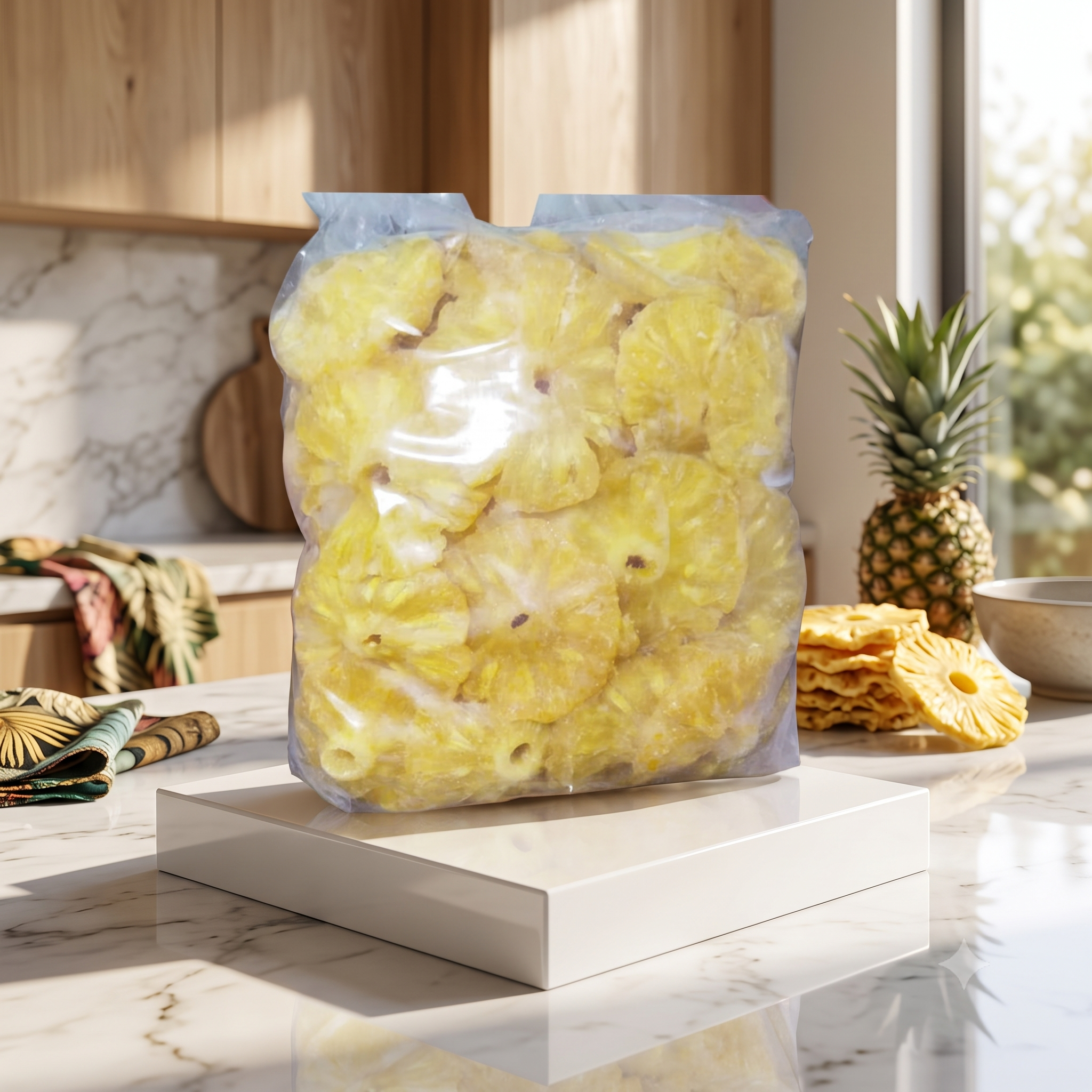 SOFT-DRIED VIETNAMESE PINEAPPLE – NATURAL-TASTING | TENDER TROPICAL FRUIT SNACK