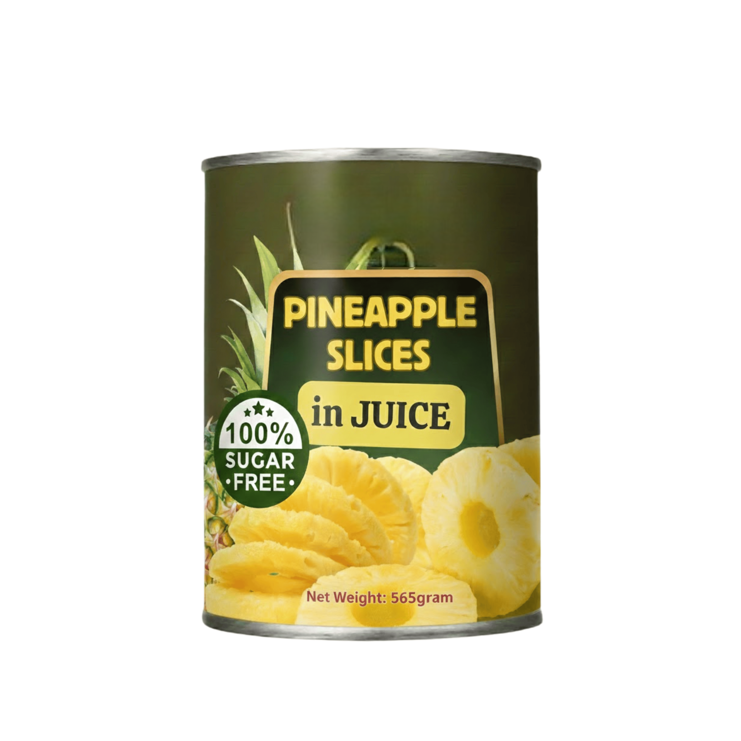 CANNED PINEAPPLE SLICES IN JUICE – VIETNAM | 580ML, 850ML & 3050ML OEM BULK SUPPLY
