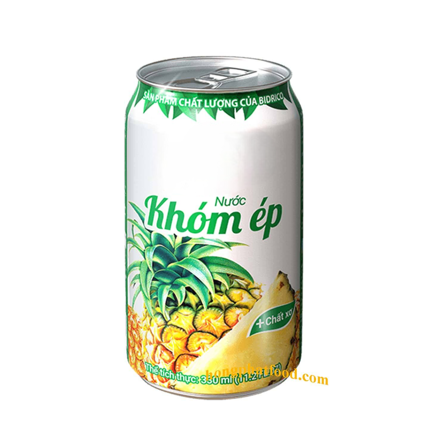 330ML VIETNAMESE PINEAPPLE FRUIT JUICE – ISO, HALAL & HACCP | CERTIFIED BEVERAGE SUPPLY