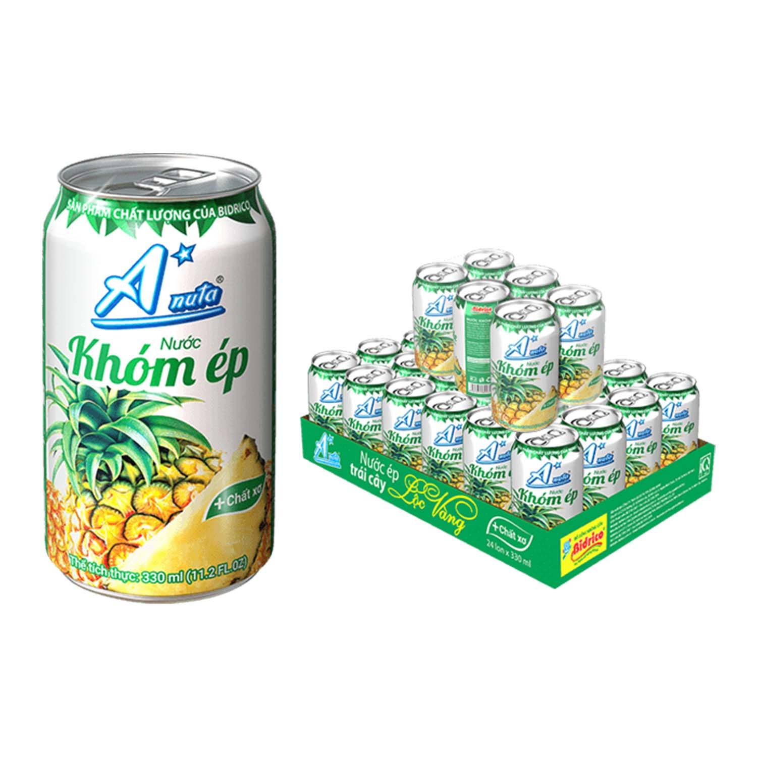 330ML VIETNAMESE PINEAPPLE FRUIT JUICE – ISO, HALAL & HACCP | CERTIFIED BEVERAGE SUPPLY 2