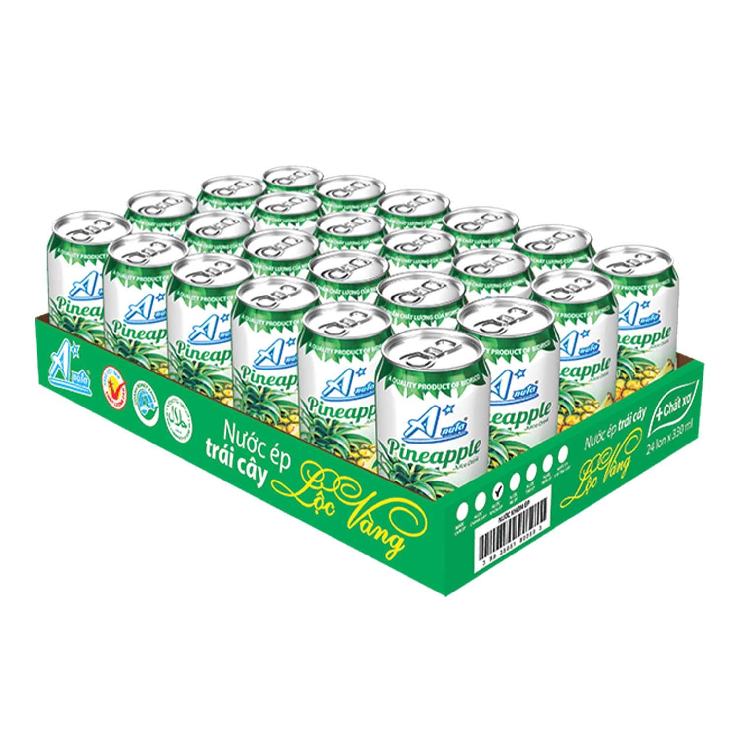 330ML VIETNAMESE PINEAPPLE FRUIT JUICE – ISO, HALAL & HACCP | CERTIFIED BEVERAGE SUPPLY 4
