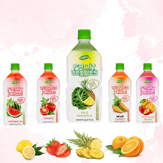 PREMIUM 1L KALE & PINEAPPLE JUICE – VIETNAM | FRESH INGREDIENTS, LOW-SUGAR WHOLESALE 4