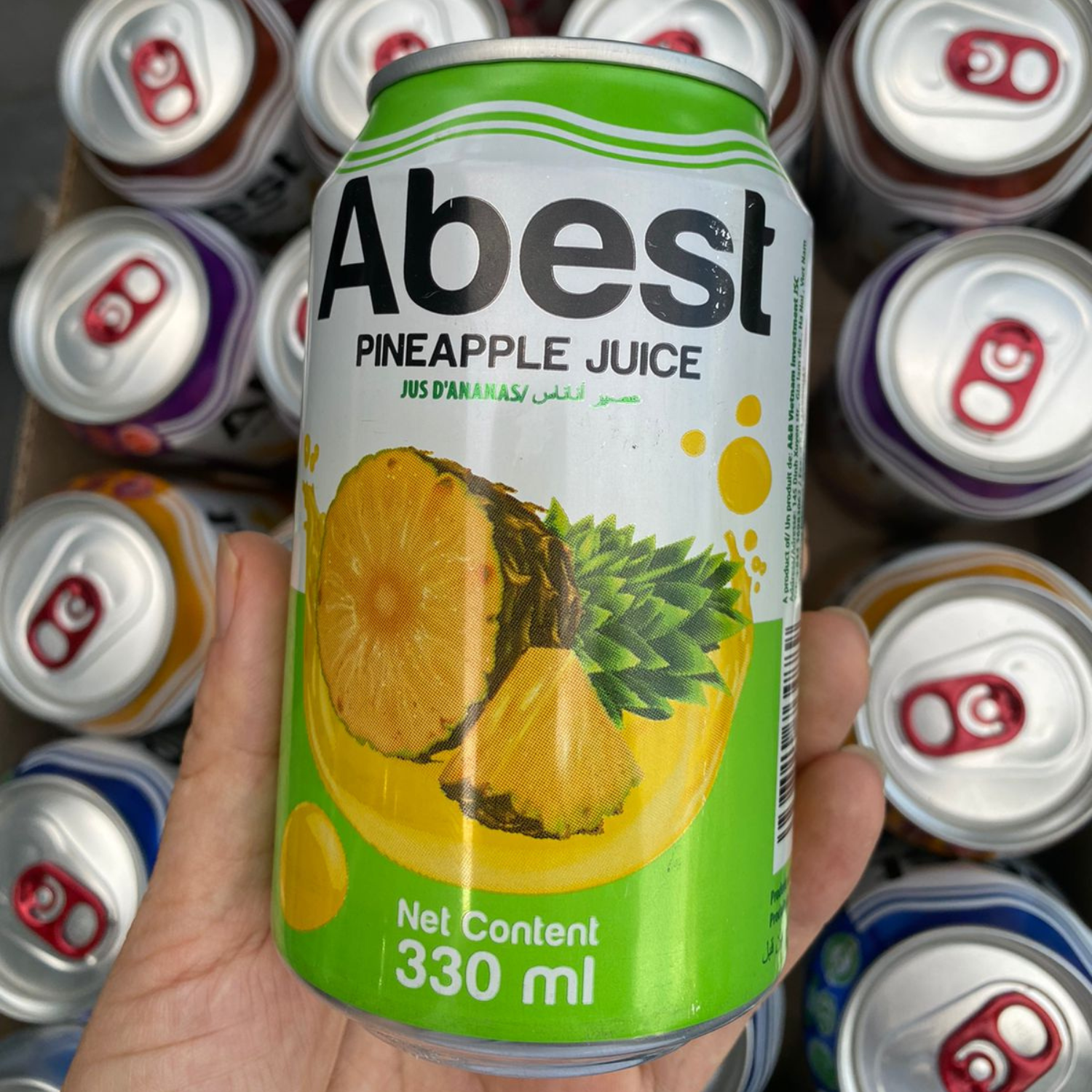330ML CANNED PINEAPPLE JUICE – VIETNAM | OEM, ODM & PRIVATE LABEL