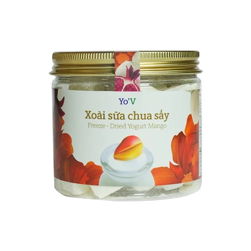 FREEZE-DRIED MANGO YOGURT 60G CAN – VIETNAM | TANGY CREAMY FRUIT SNACK