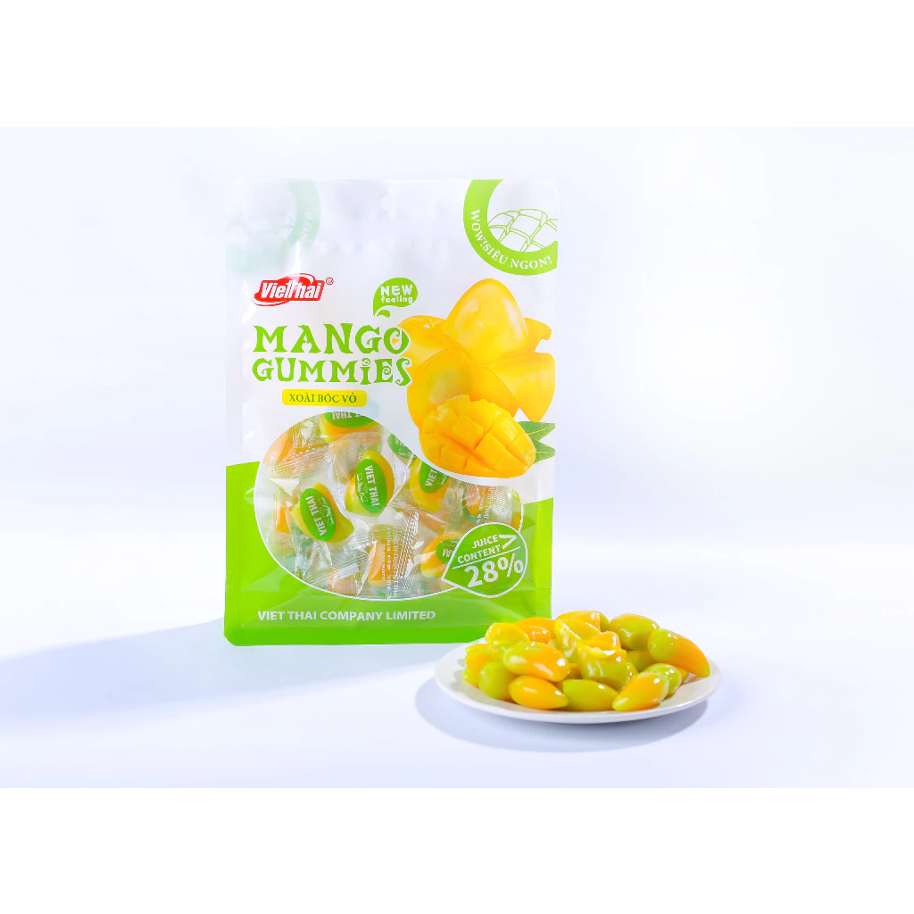 MANGO GUMMY CANDY 270G / 1KG – VIETNAM | SWEET-TANGY FRUIT SNACK FOR RETAIL & WHOLESALE 3