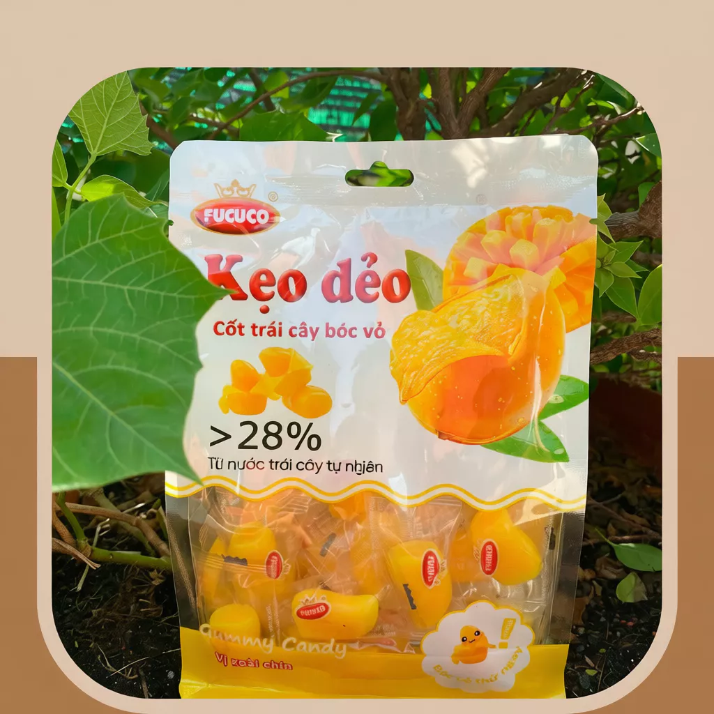 MANGO GUMMY CANDY 270G / 1KG – VIETNAM | SWEET-TANGY FRUIT SNACK FOR RETAIL & WHOLESALE 4
