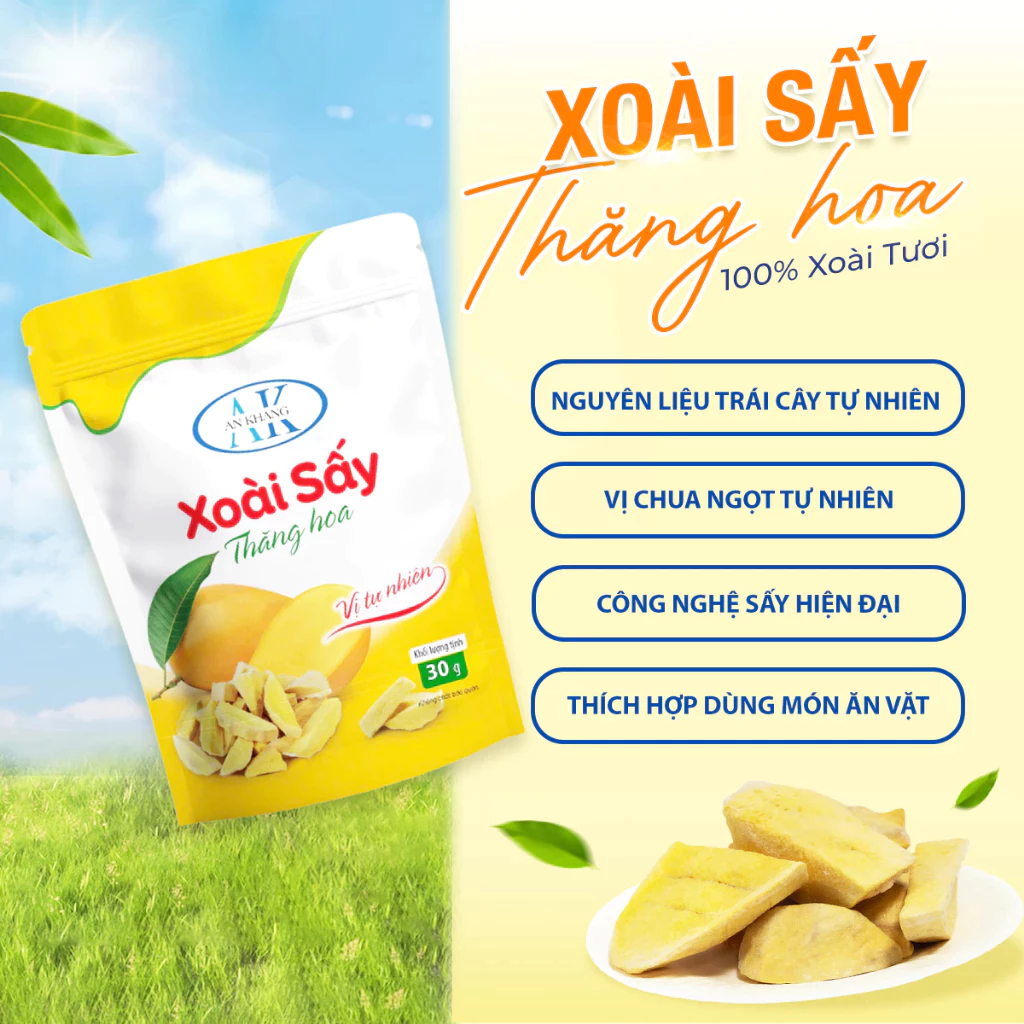 FREEZE-DRIED CAT MANGO 30G – VIETNAM | PURE CRISPY TROPICAL FRUIT SNACK 2