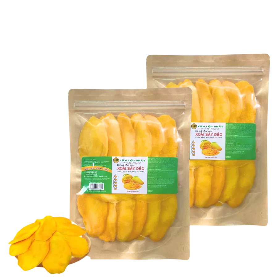 FREEZE-DRIED SOFT MANGO SNACK 500G – VIETNAM | TENDER TROPICAL FRUIT FOR WHOLESALE & EXPORT