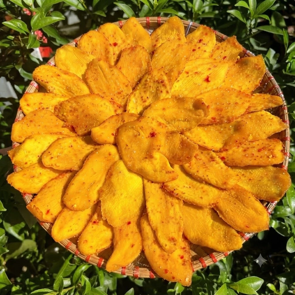 SOFT-DRIED WHOLE MANGO WITH CHILI SALT 500G – VIETNAM | SPICY, TANGY & CHEWY FRUIT SNACK 4