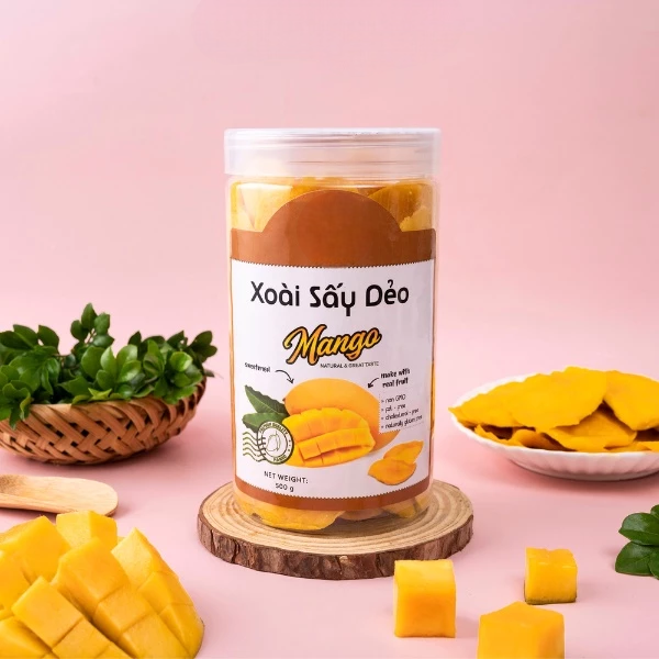 WHOLE SOFT-DRIED MANGO – VIETNAM | TENDER, CHEWY & DELICIOUS TROPICAL FRUIT SNACK