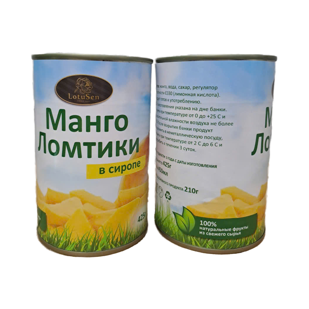 CANNED MANGO SLICES IN SYRUP OR JUICE – VIETNAM | READY-TO-EAT TROPICAL FRUIT