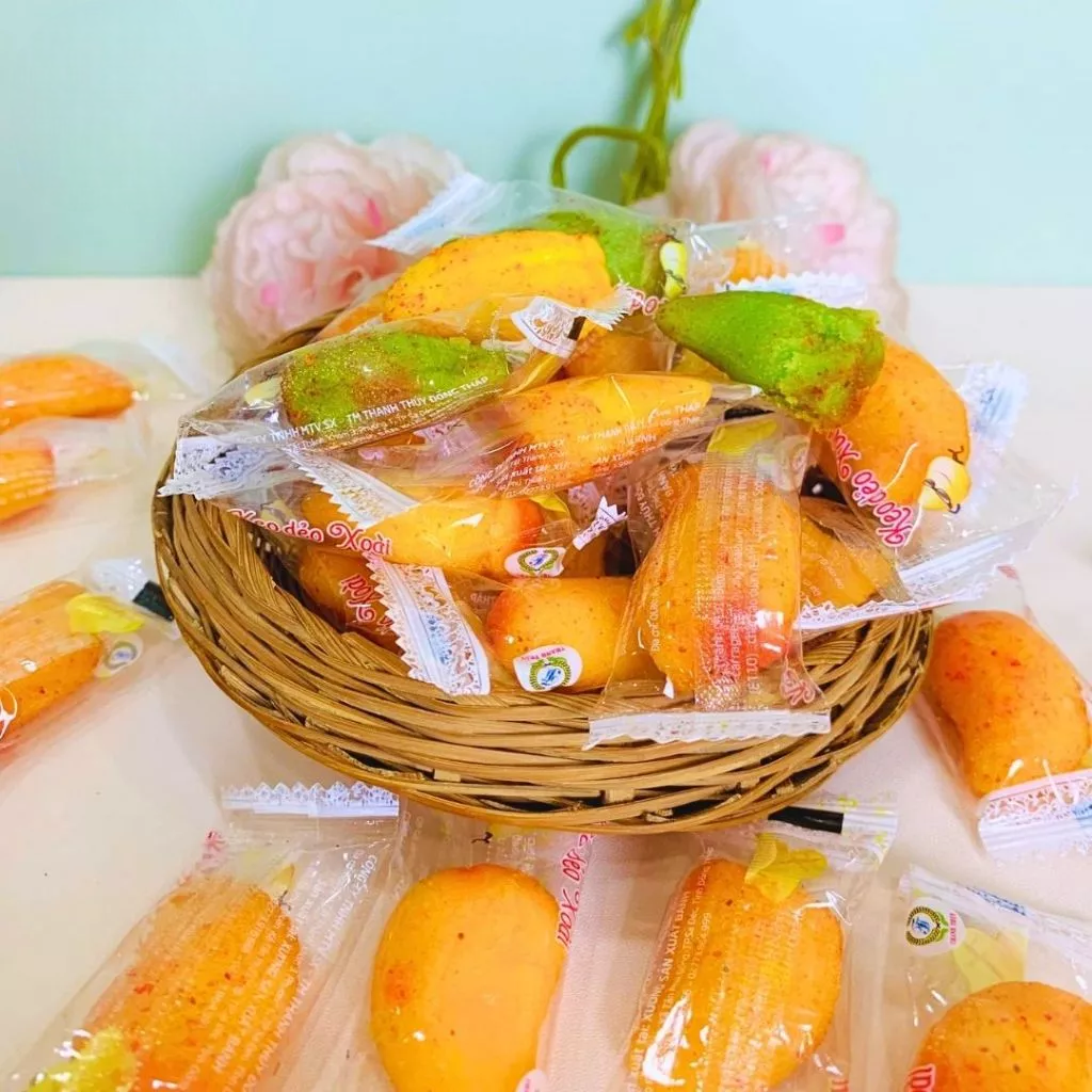 MANGO-FLAVORED CHILI-SALT GUMMY CANDY 500G – VIETNAM | SWEET & SPICY SNACK