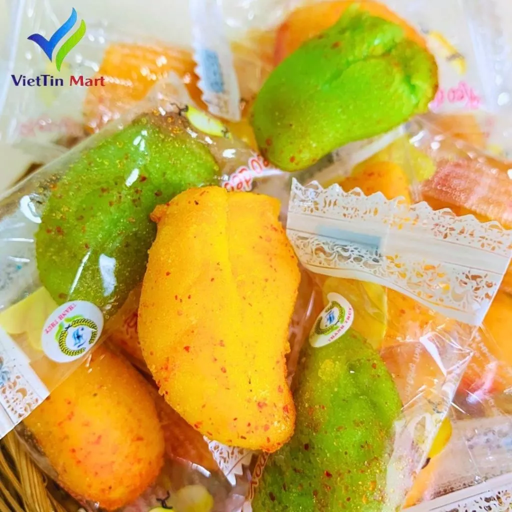MANGO-FLAVORED CHILI-SALT GUMMY CANDY 500G – VIETNAM | SWEET & SPICY SNACK 3
