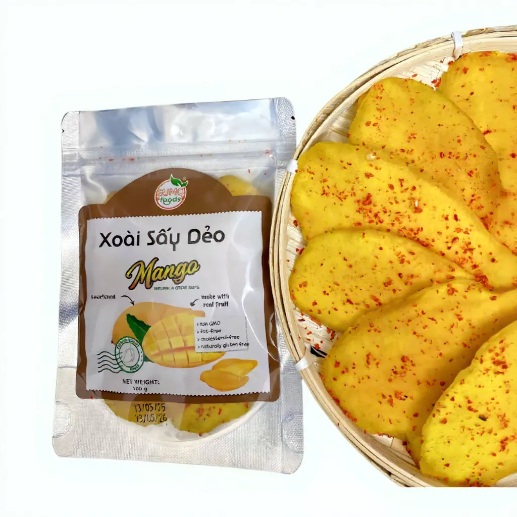 500G PREMIUM CHILI-SALT SOFT-DRIED MANGO – VIETNAM | HANOI SPECIALTY SNACK