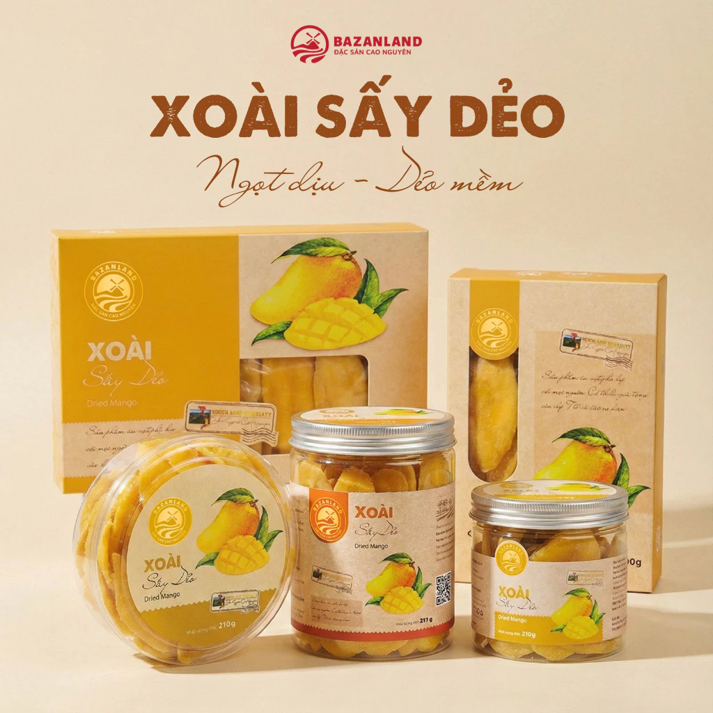 SOFT-DRIED MANGO – VIETNAM | NATURAL SWEET-TANGY CHEWY TROPICAL FRUIT SNACK 3