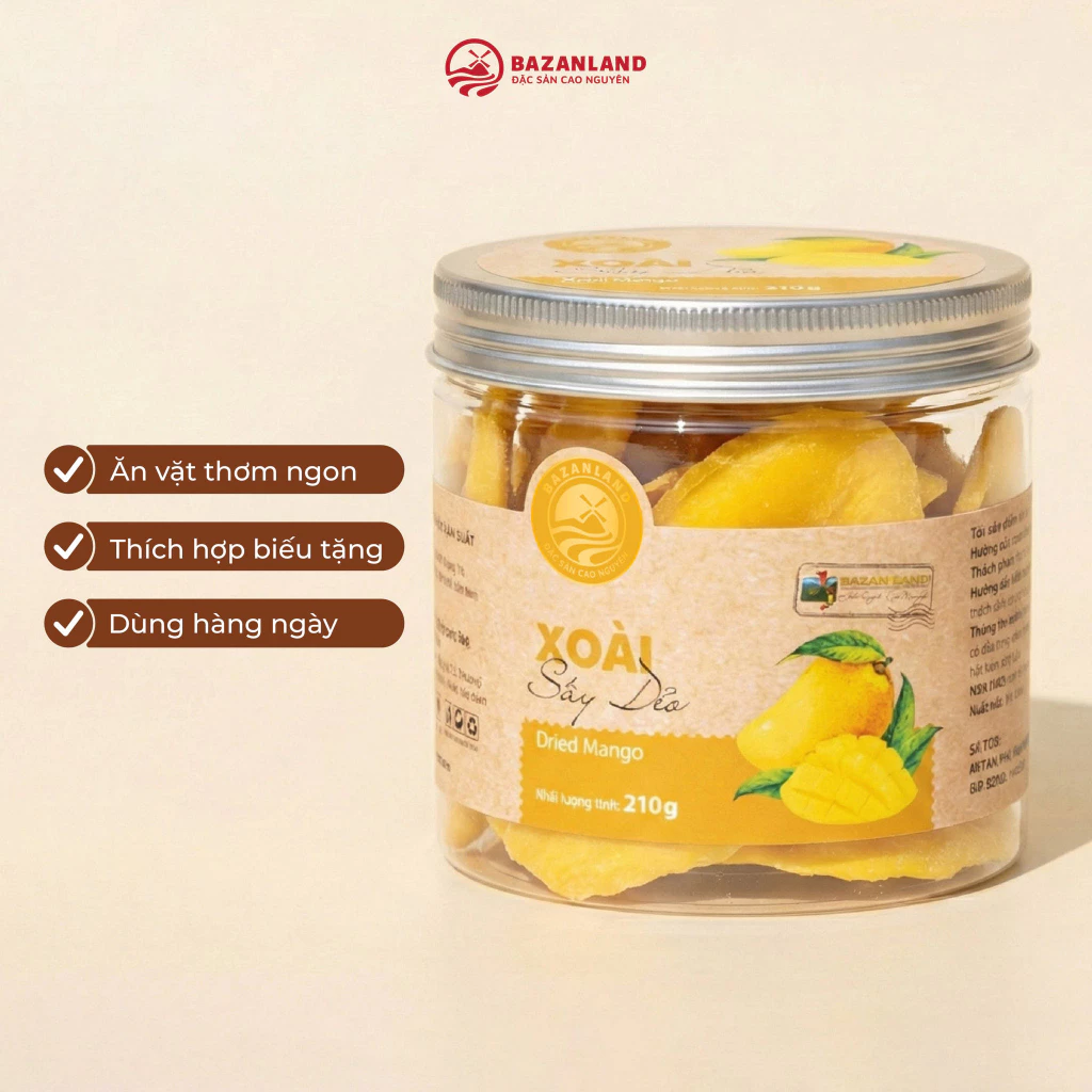 SOFT-DRIED MANGO – VIETNAM | NATURAL SWEET-TANGY CHEWY TROPICAL FRUIT SNACK 4
