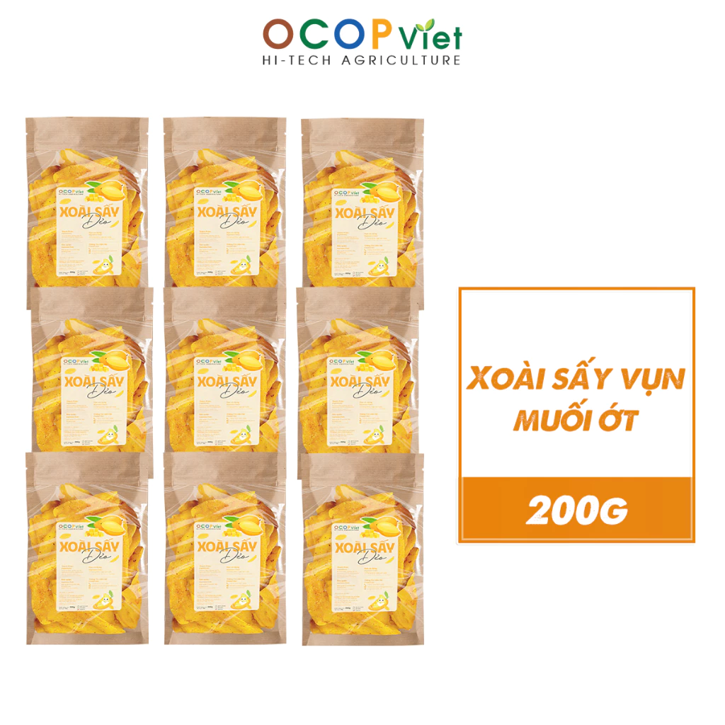 OCOP VIETNAMESE CHILI-SALT DRIED MANGO 200G–500G | SWEET-TANGY & SPICY TROPICAL SNACK 3