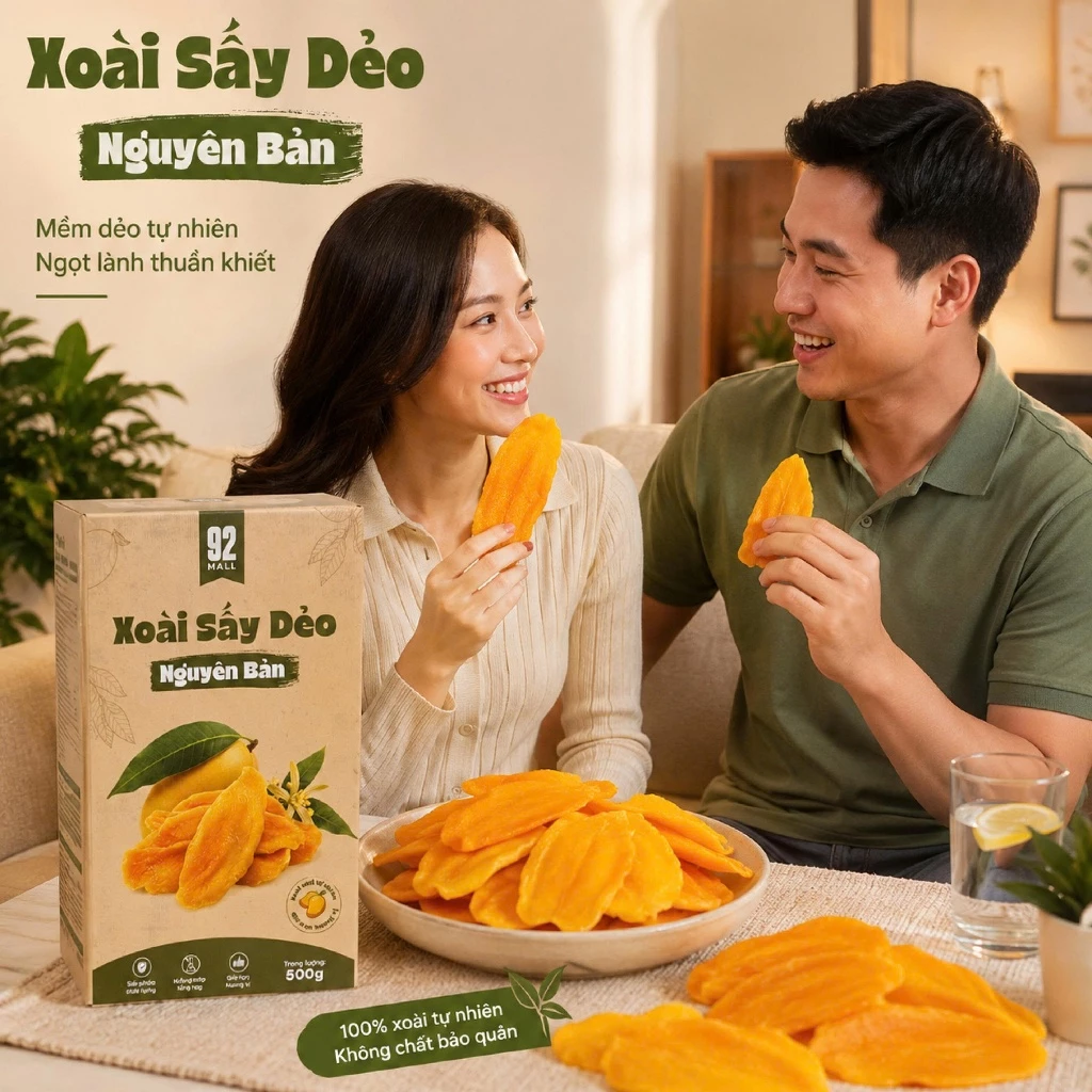 500G VACUUM-PACKED SOFT-DRIED MANGO – VIETNAM | NATURALLY SWEET REGIONAL SPECIALTY 3