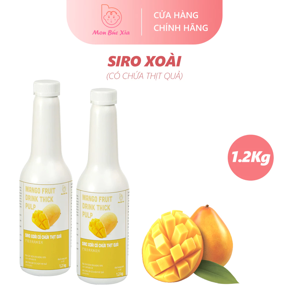 MANGO SYRUP & FRUIT-PULP MANGO CONCENTRATE 1.2KG – VIETNAM | B2B BEVERAGE INGREDIENT 2