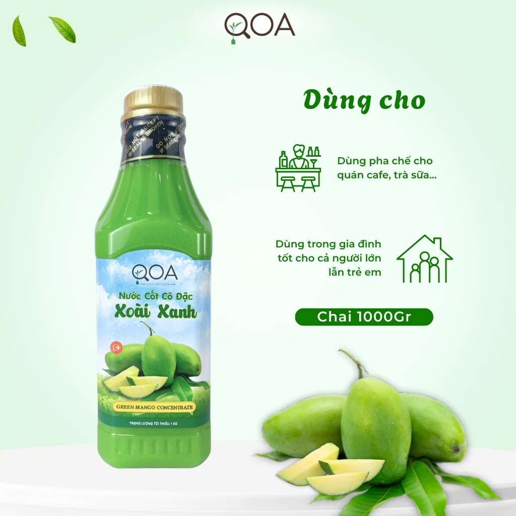 GREEN MANGO CONCENTRATED PUREE 1KG – VIETNAM | YOUNG MANGO FLAVOR FOR B2B 2