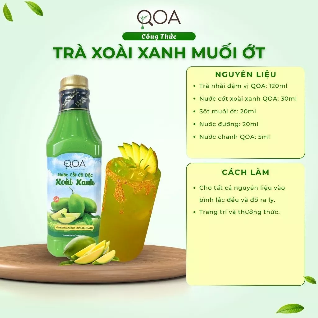 GREEN MANGO CONCENTRATED PUREE 1KG – VIETNAM | YOUNG MANGO FLAVOR FOR B2B 3