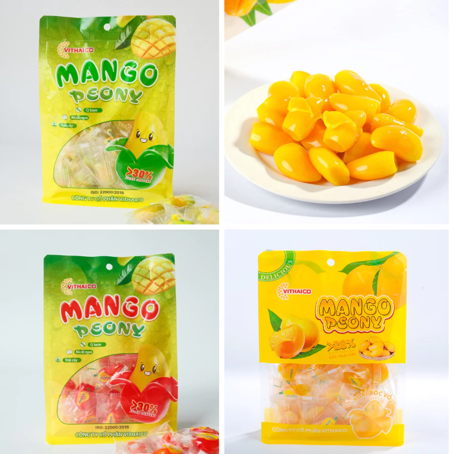 TWO-LAYER MANGO GUMMY CANDY – VIETNAM | SOFT & CHEWY FRUIT-FLAVORED SNACK