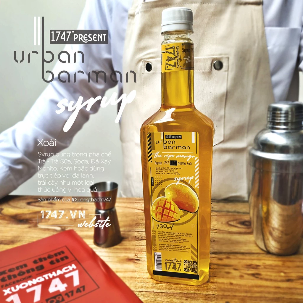 MANGO SYRUP 730ML – VIETNAM | FRUIT SYRUP FOR BEVERAGES & FOODSERVICE 2