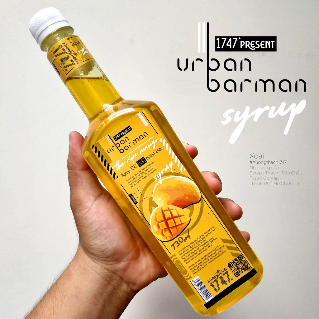 MANGO SYRUP 730ML – VIETNAM | FRUIT SYRUP FOR BEVERAGES & FOODSERVICE 3